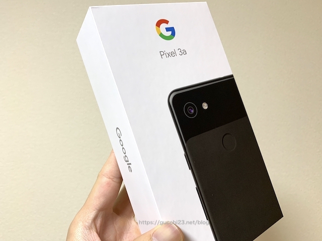 Google Pixel3aを購入！開封からのファーストインプレッションをお届け！【レビュー】 | gucchi23 blog